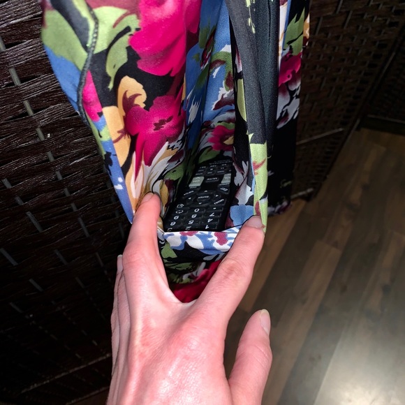 Floral Strapless Dress - Picture 3 of 7